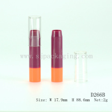 D266B Mode-Design leere Lipgloss-Flasche hochwertige benutzerdefinierte Lipgloss-Container runden Lippenbalsam-Container